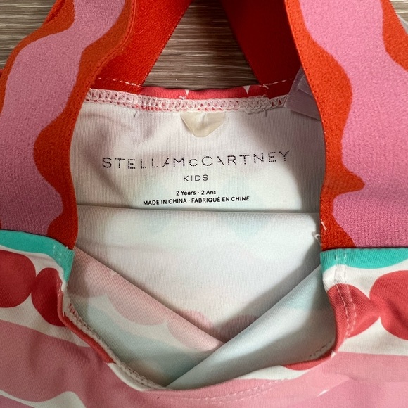 KIDS Stella McCartney Geometric Print Swimsuit - Picture 2 of 3